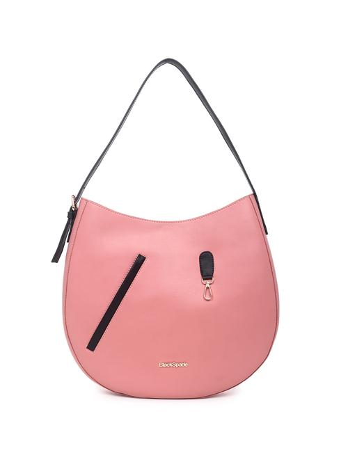 pink leatherette (pu) handbag - 19517981 - Standard Image - 0
