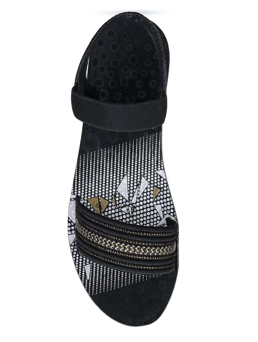 black back strap sandal - 19518655 -  Standard Image - 2