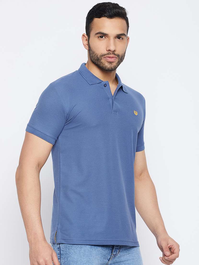 men short sleeves plain polo t-shirt  - 19519418 -  Standard Image - 2