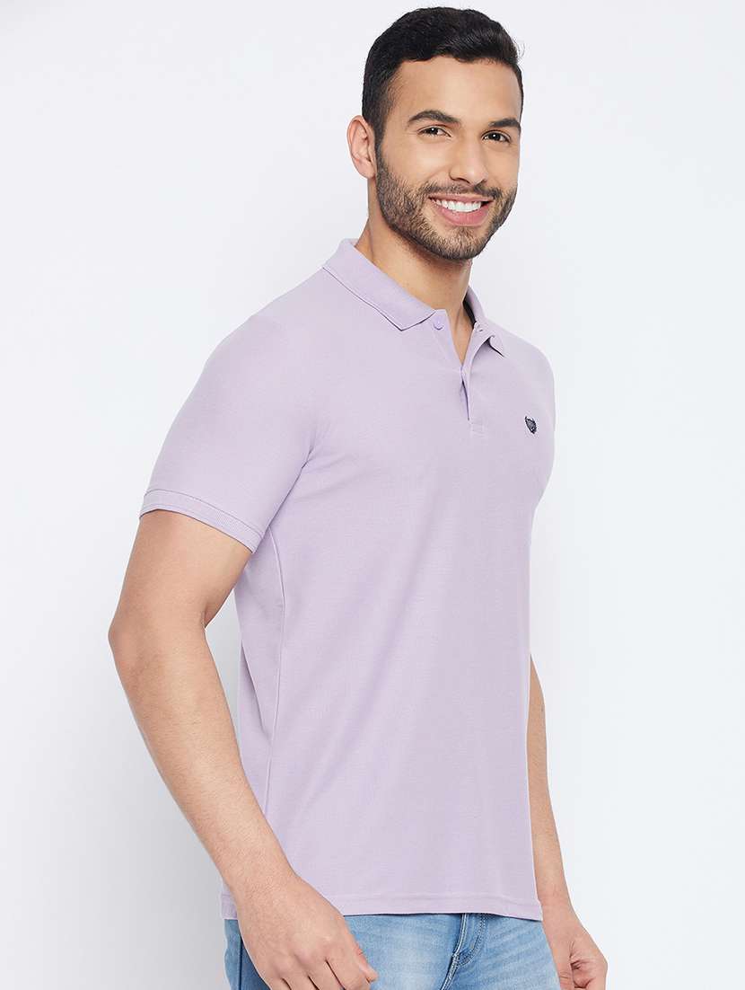 men short sleeves plain polo t-shirt  - 19519422 -  Standard Image - 2
