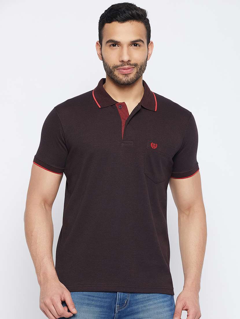 men short sleeves plain polo t-shirt 