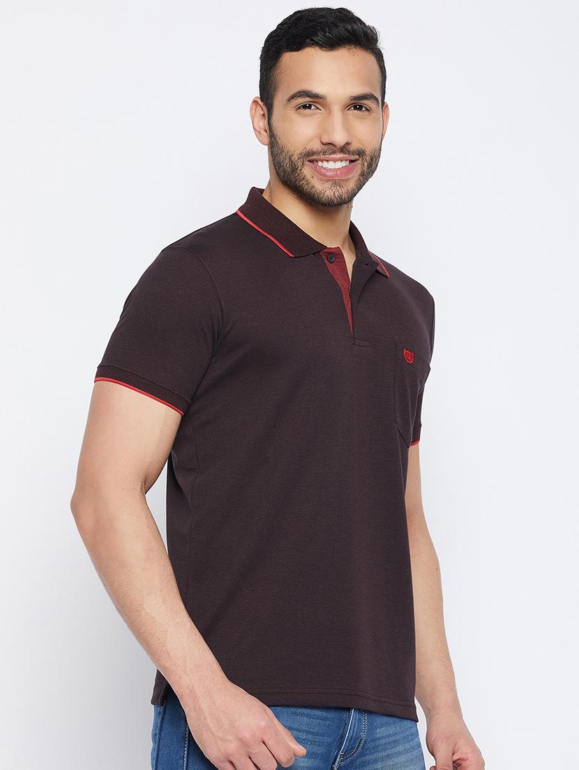 men short sleeves plain polo t-shirt - 19519437 - Standard Image - 2