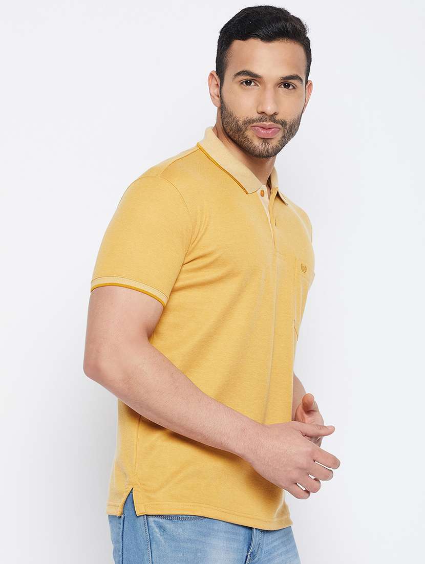 men short sleeves plain polo t-shirt - 19519441 - Standard Image - 2