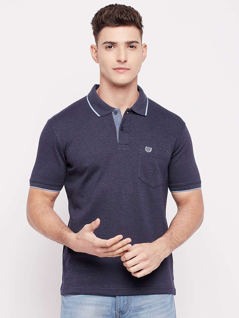 men short sleeves plain polo t-shirt 