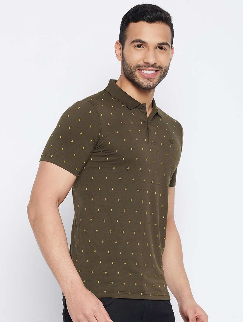 men short sleeves printed polo t-shirt  - 19519447 -  Standard Image - 2