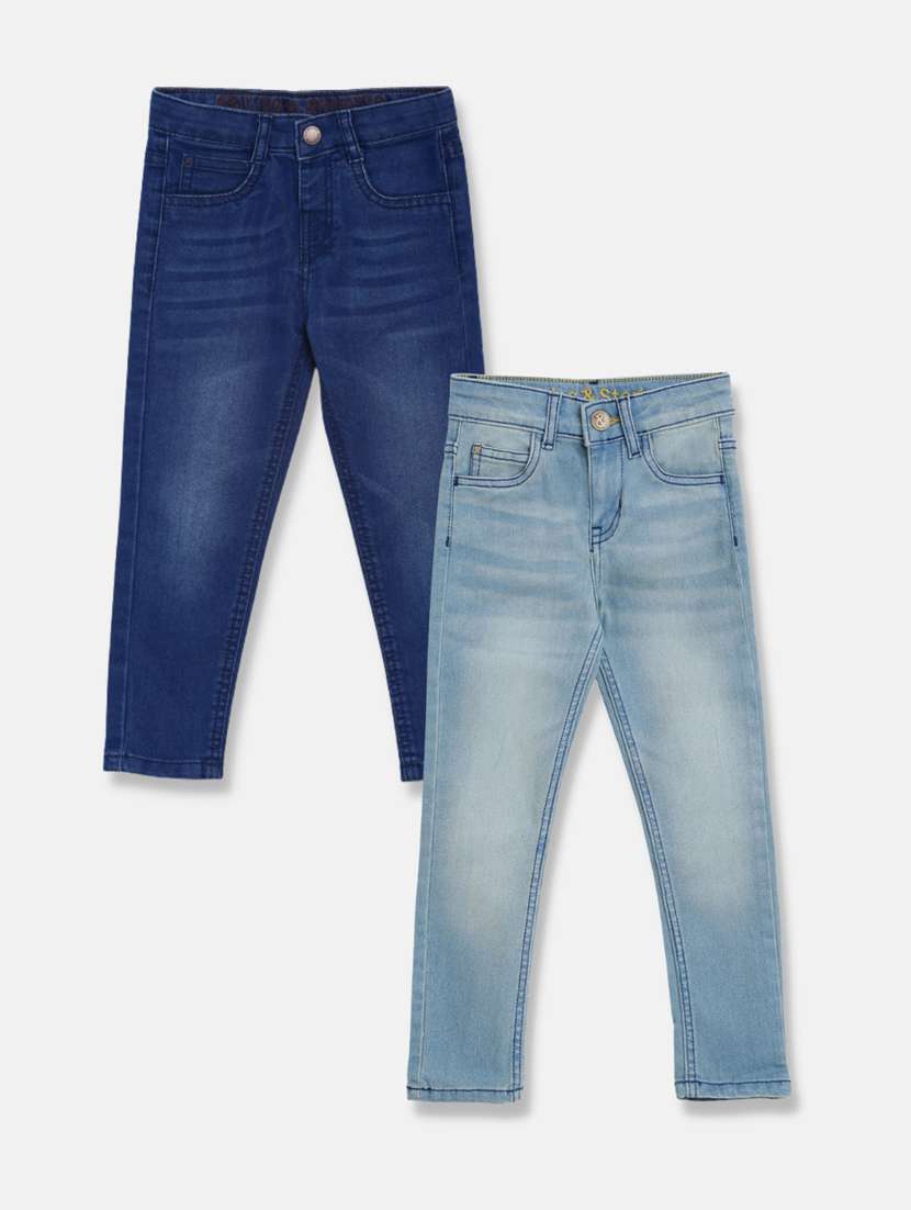 boy's plain skinny fit jeans