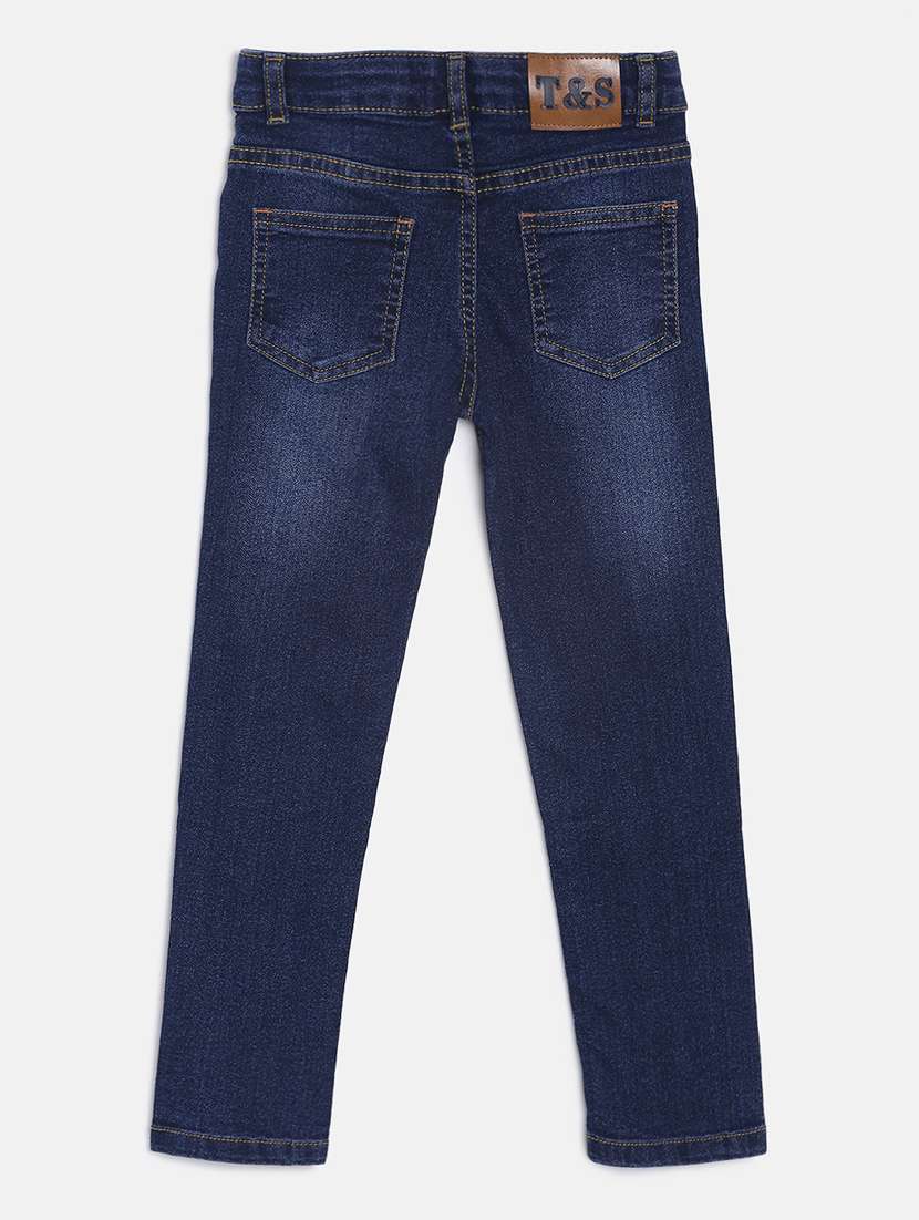boy's plain skinny fit jeans - 19520410 -  Standard Image - 2