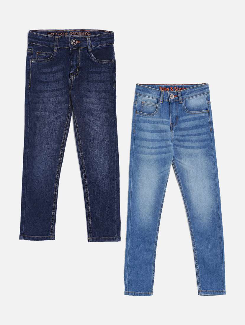 boy's plain skinny fit jeans