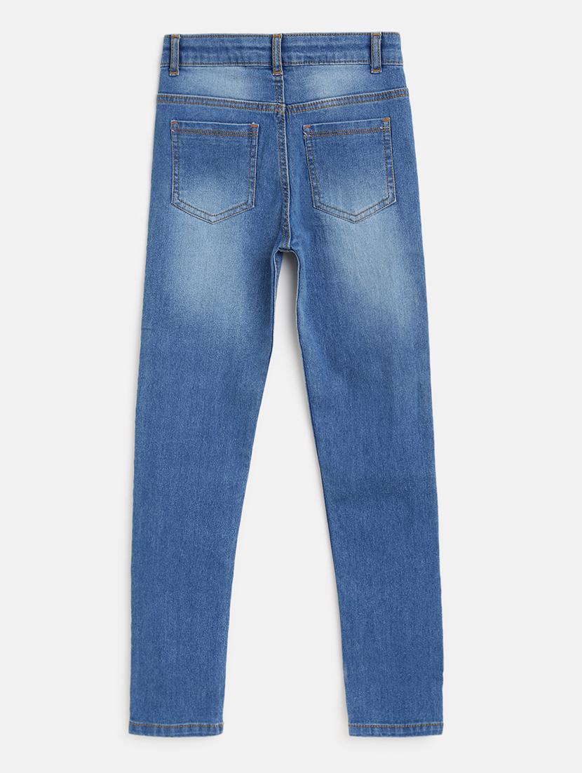boy's plain skinny fit jeans - 19520414 - Standard Image - 2