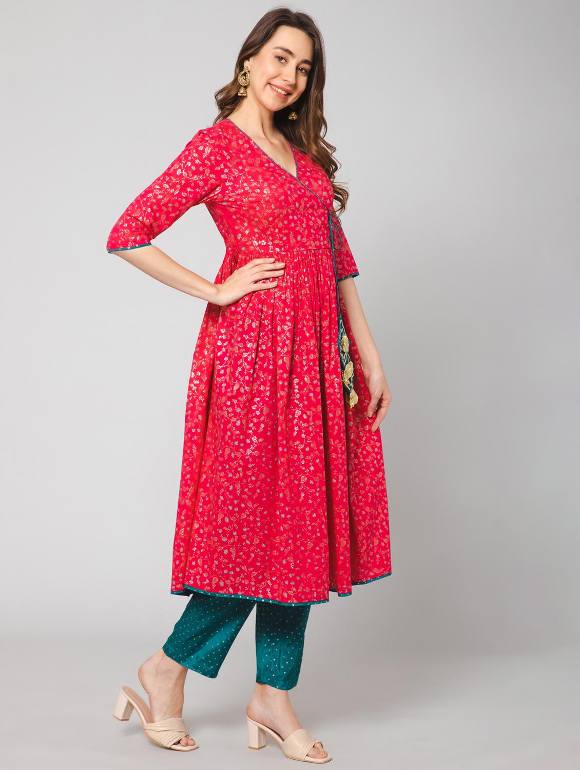 printed kurta pant set - 19522260 - Standard Image - 2