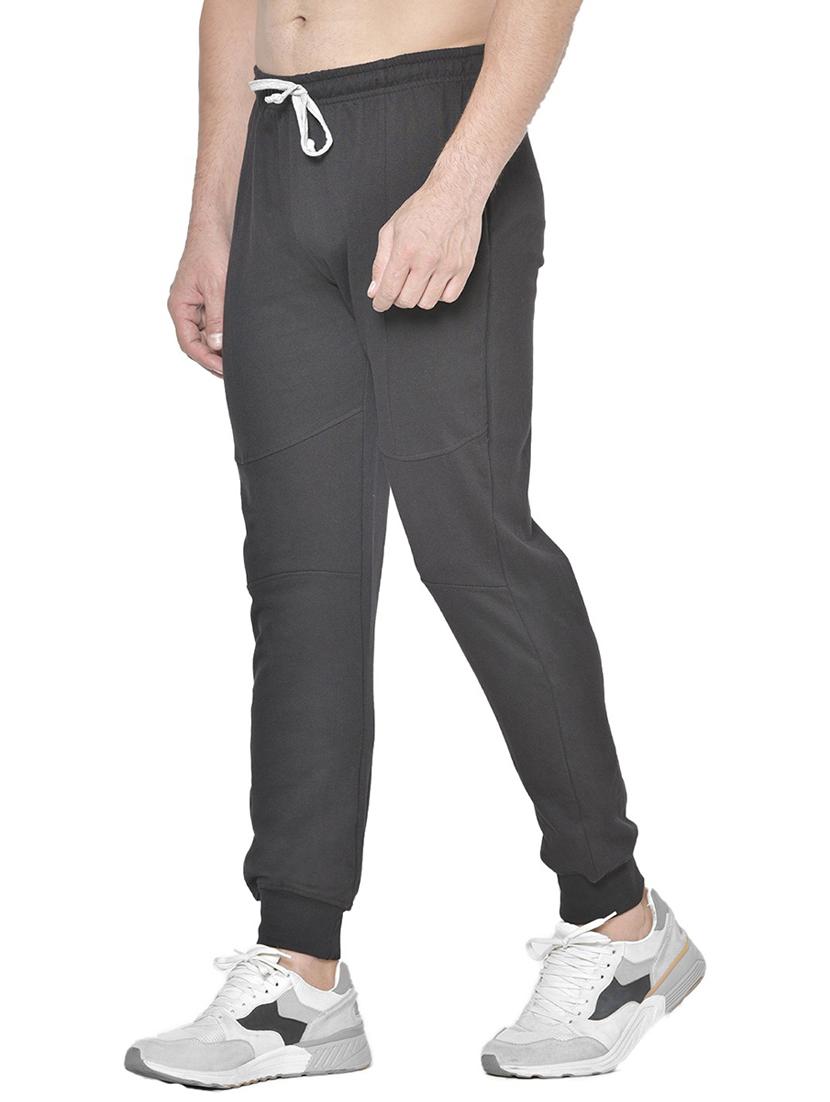 mid rise solid ankle length track pant - 19524180 - Standard Image - 2