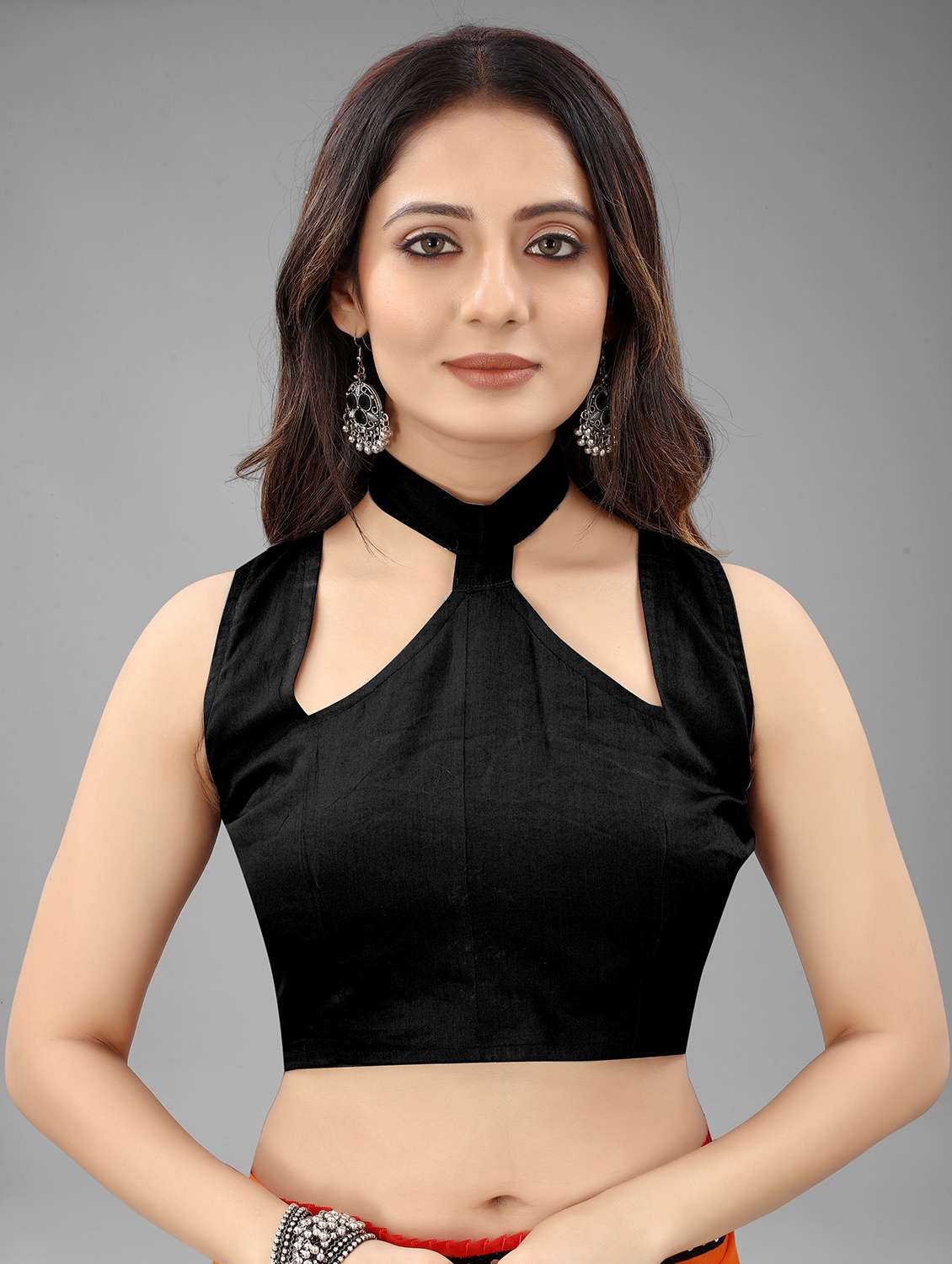 Women Ombre Bodered Saree With Blouse