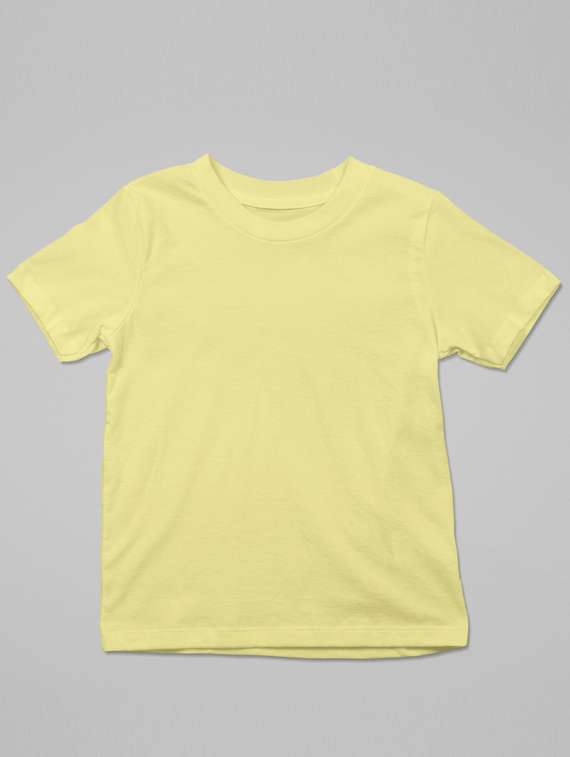 round neck solid tee