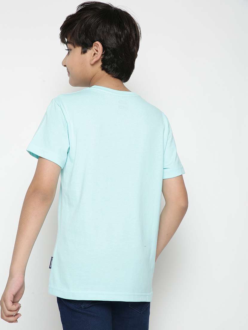 boys round neck front print t-shirt  - 19555015 -  Standard Image - 2
