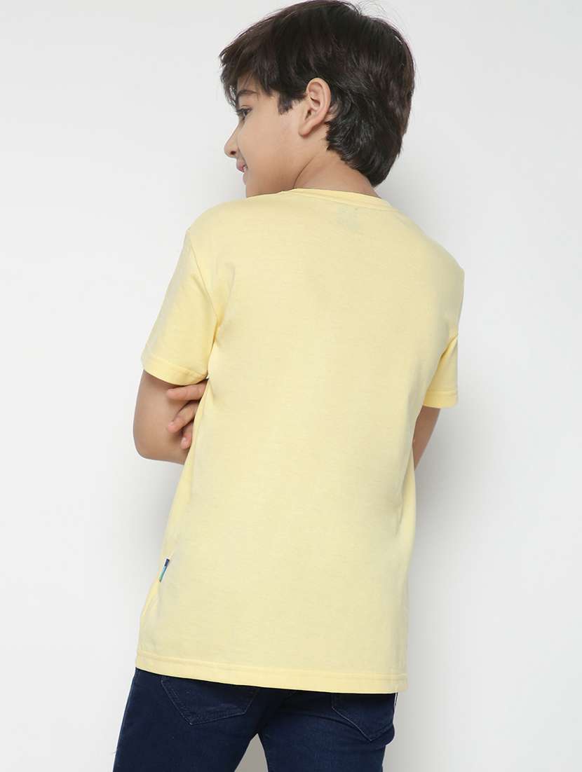 boys round neck front print t-shirt  - 19555016 -  Standard Image - 2