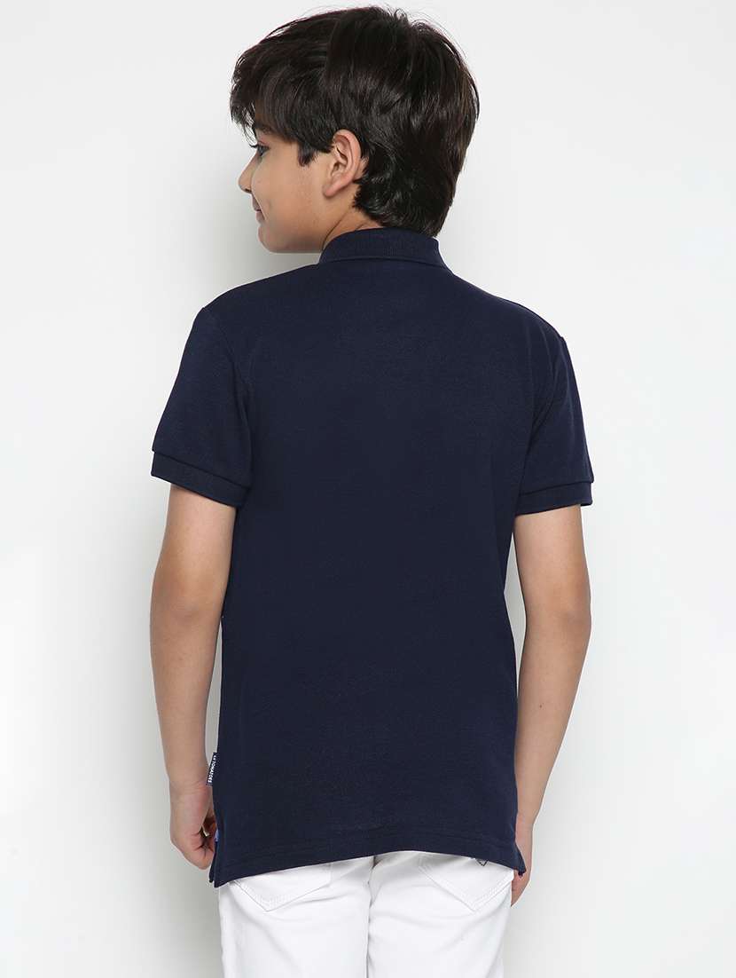boys polo neck front print t-shirt  - 19555024 -  Standard Image - 2