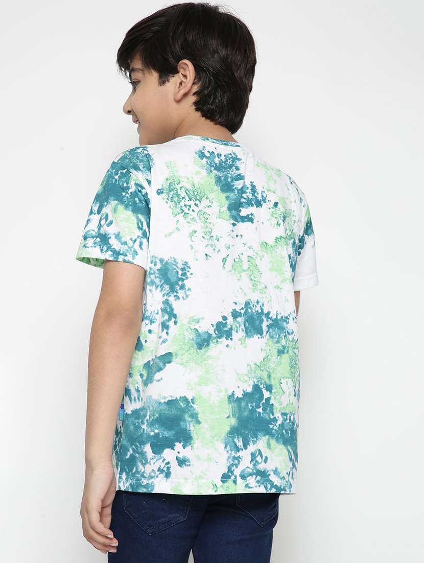 boys round neck tie dyed t-shirt  - 19555026 -  Standard Image - 2