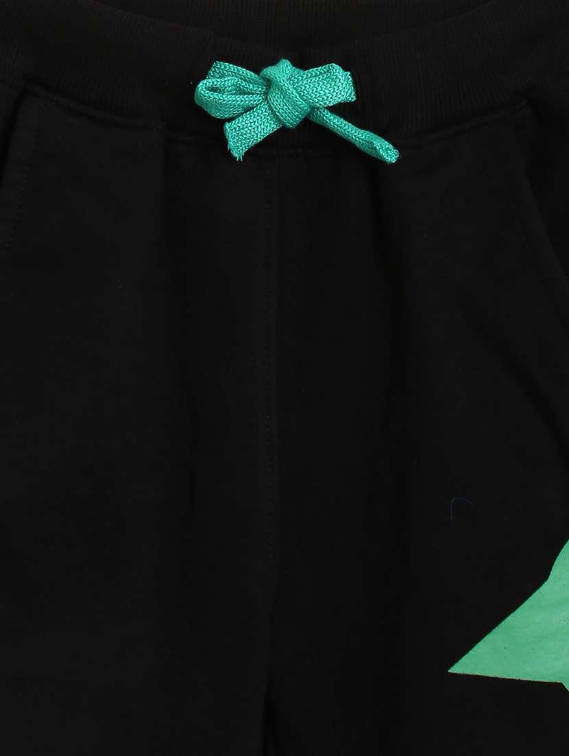 black cotton blend three fourth - 19555036 -  Standard Image - 2