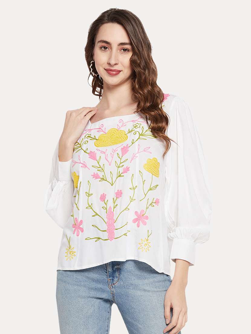 women's straight square neck top