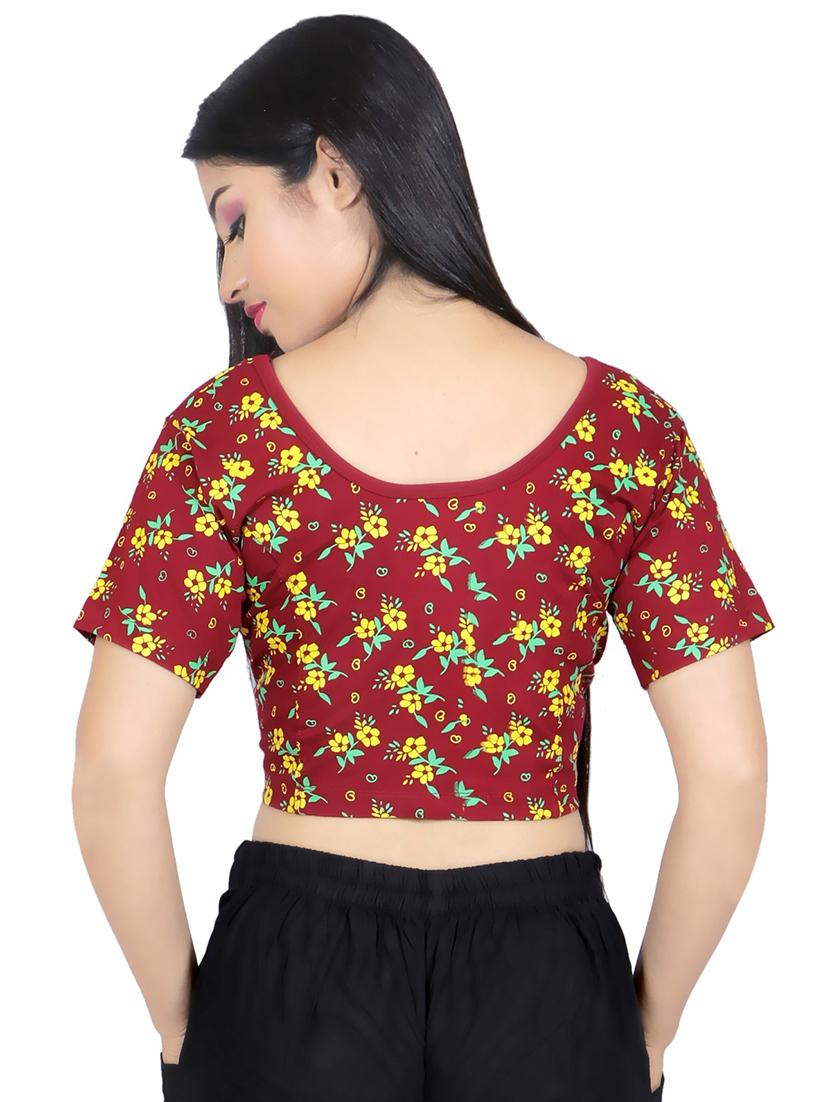 printed regular blouse - 19562773 - Standard Image - 2