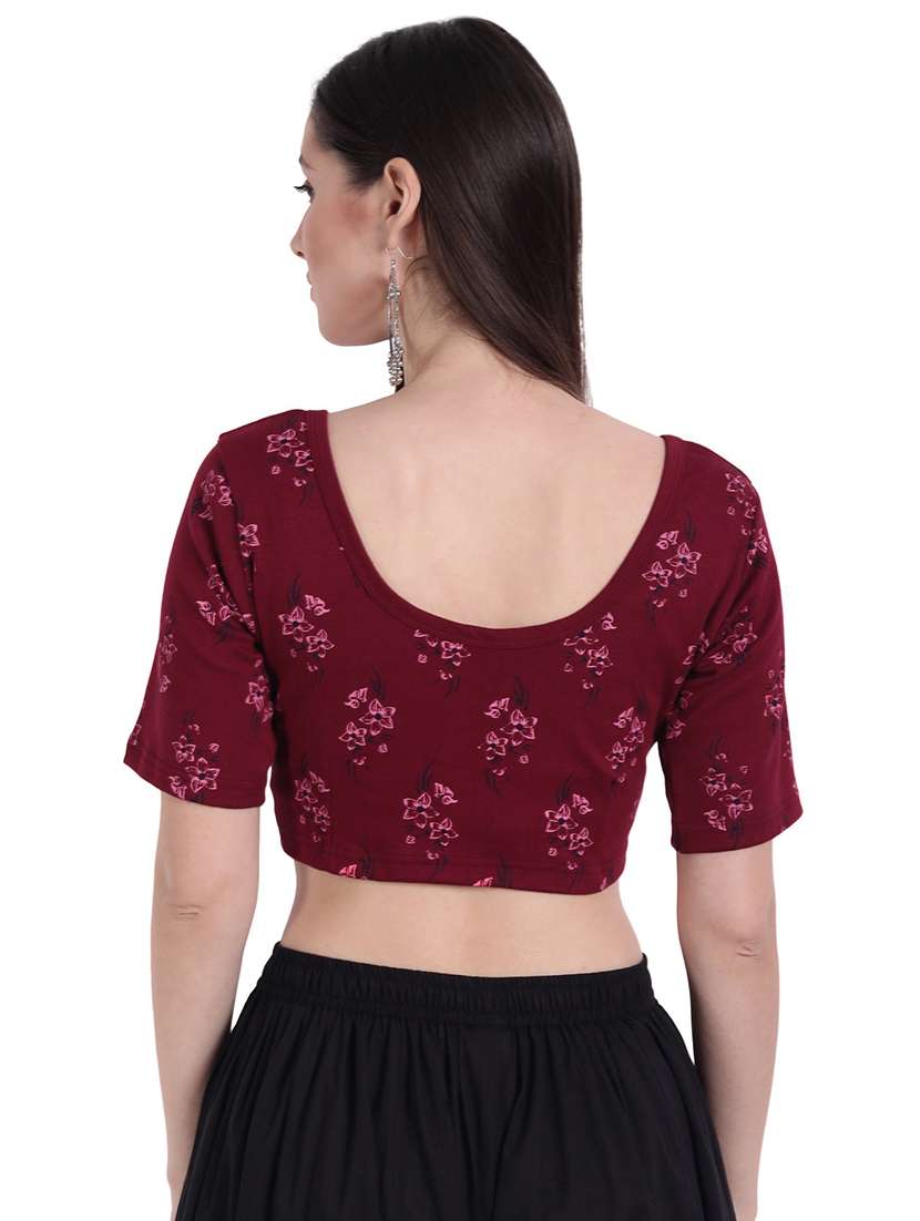 printed regular blouse - 19562777 - Standard Image - 2
