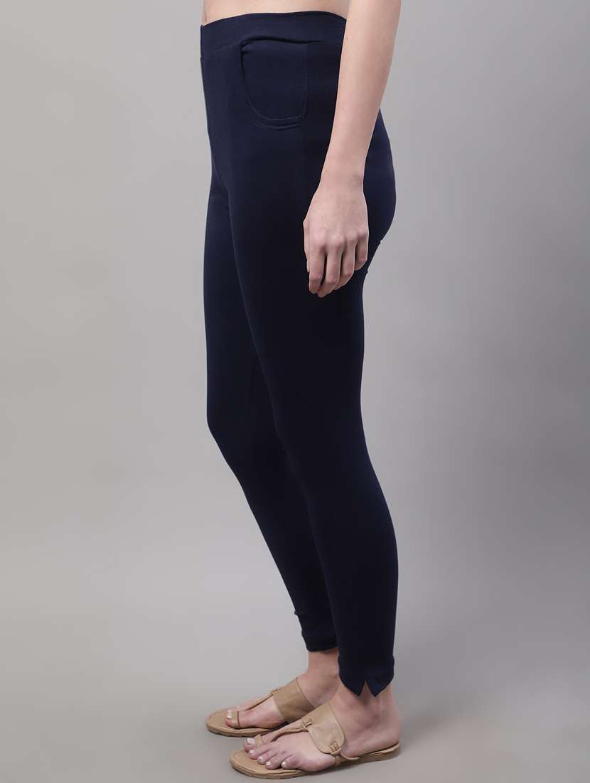 navy blue cotton leggings - 19562961 -  Standard Image - 2
