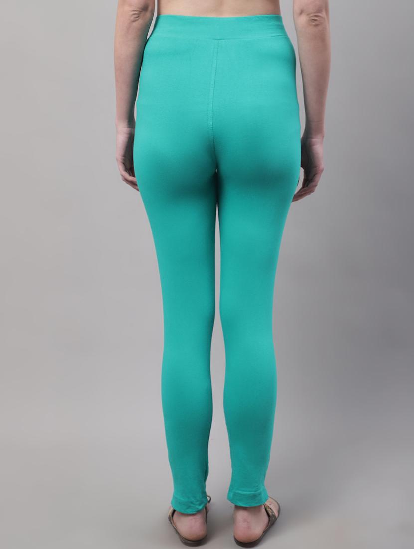 green cotton leggings - 19562962 - Standard Image - 2