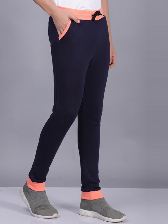 dark blue cotton joggers - 19564364 - Standard Image - 2
