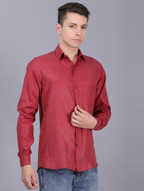mens solid casual shirt - 19564646 - Standard Image - 2