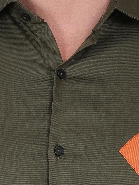 mens geometric casual shirt - 19564692 - Standard Image - 2