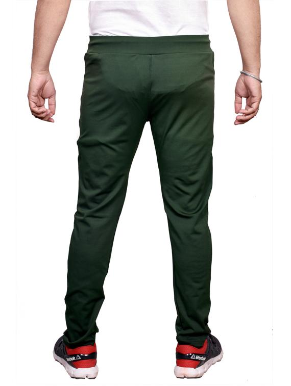 mid rise solid full length track pant - 19565601 - Standard Image - 2