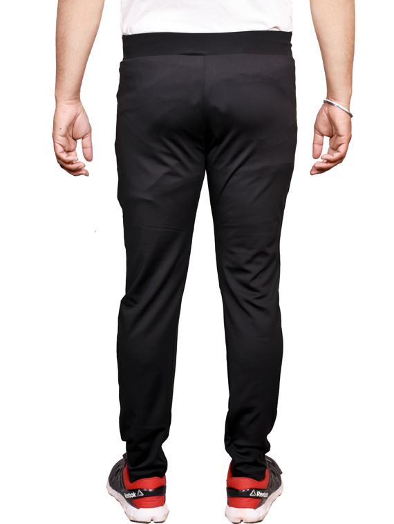 mid rise solid full length track pant - 19565682 - Standard Image - 2