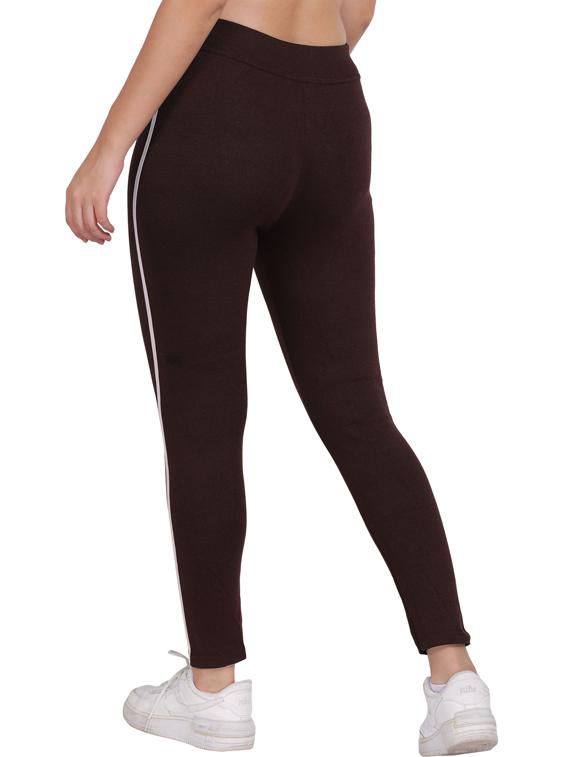 brown cotton blend jeggings - 19565872 - Standard Image - 2