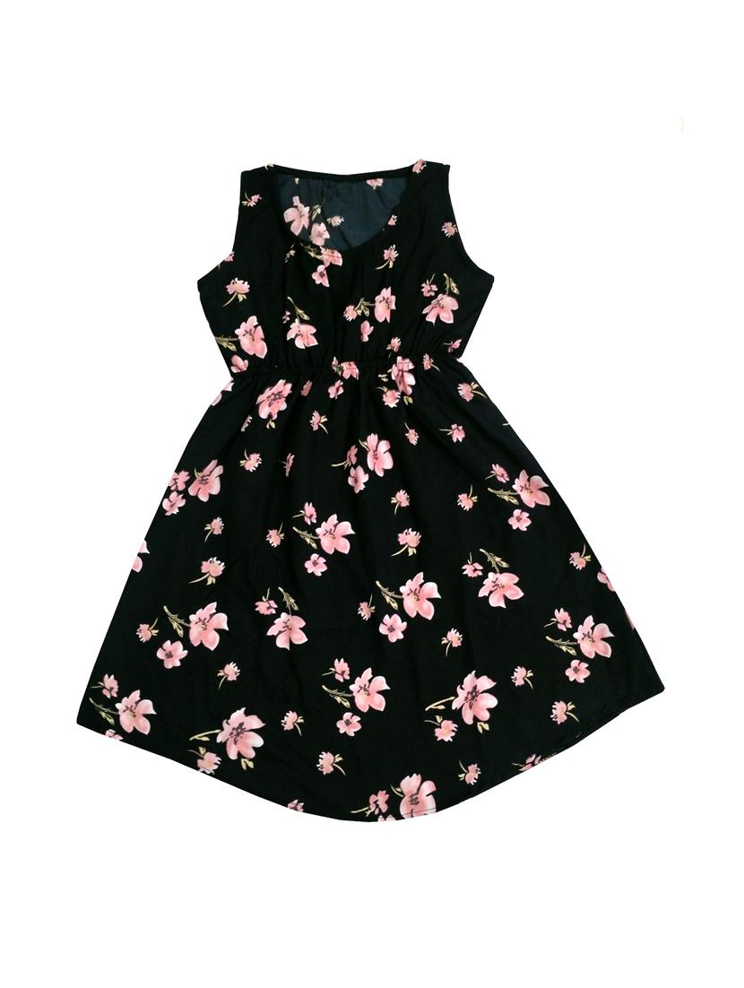 girls round neck sleeveless frock - 19566277 - Standard Image - 2