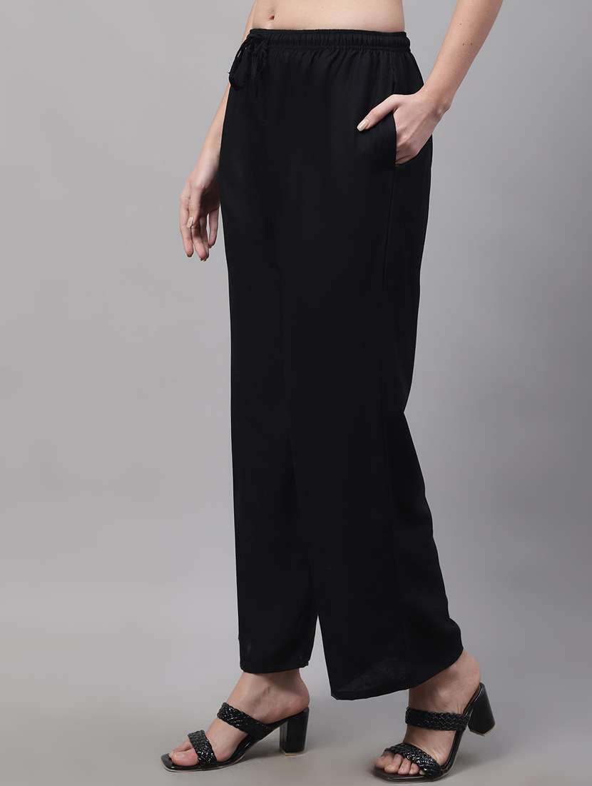 mid rise solid palazzo - 19566512 -  Standard Image - 2