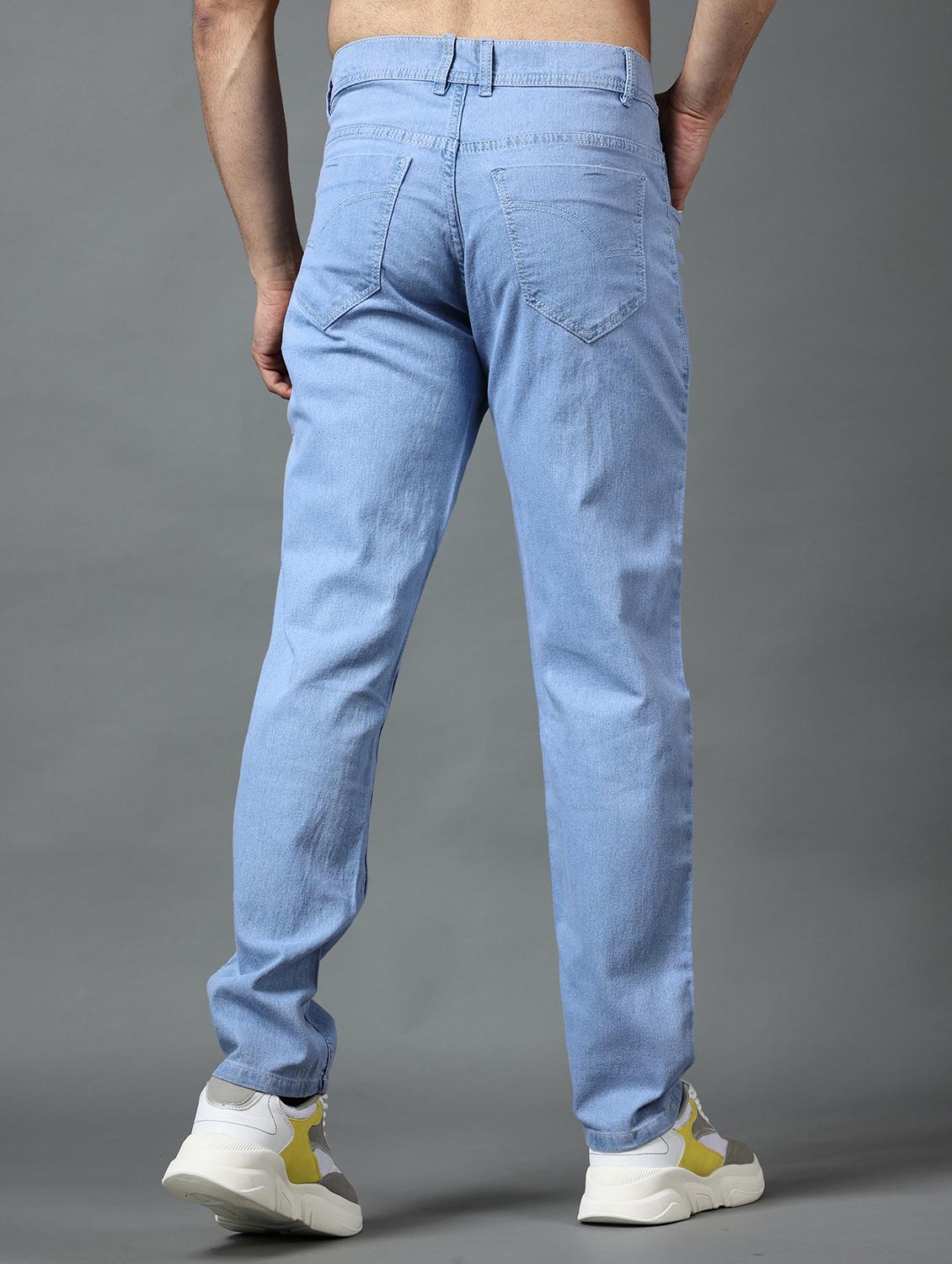 mens straight fit plain jeans - 19566723 - Standard Image - 2