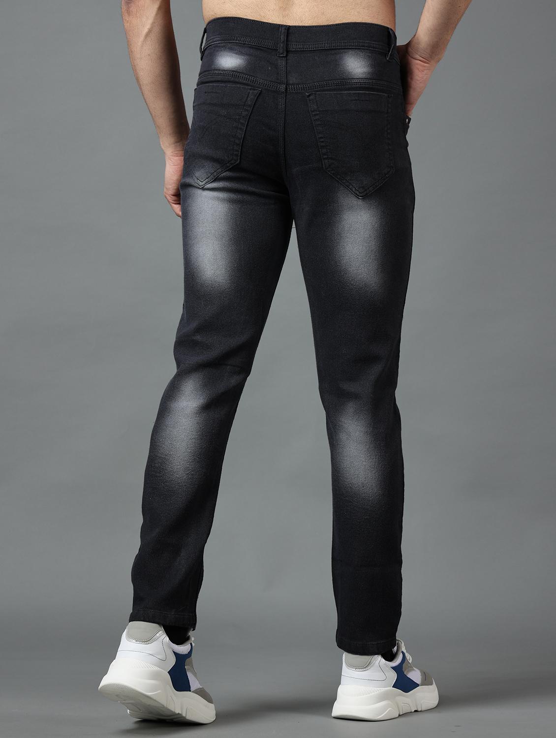 mens straight fit plain jeans - 19566725 - Standard Image - 2