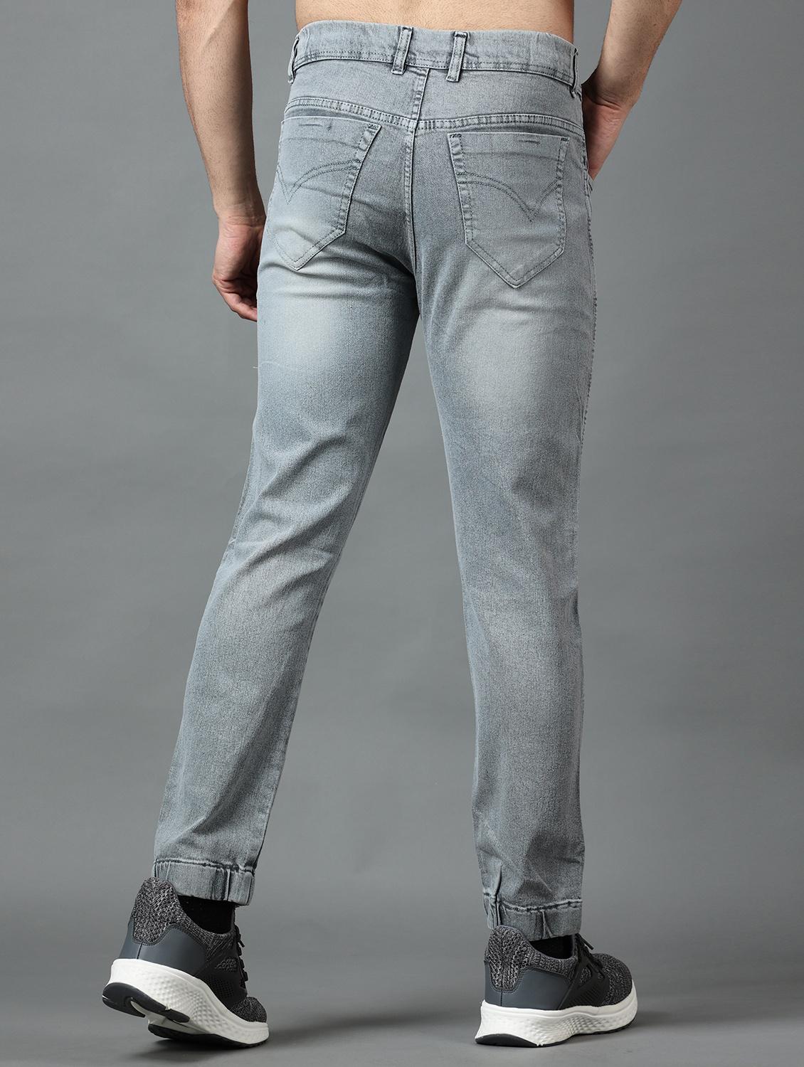 grey cotton blend joggers - 19566728 - Standard Image - 2