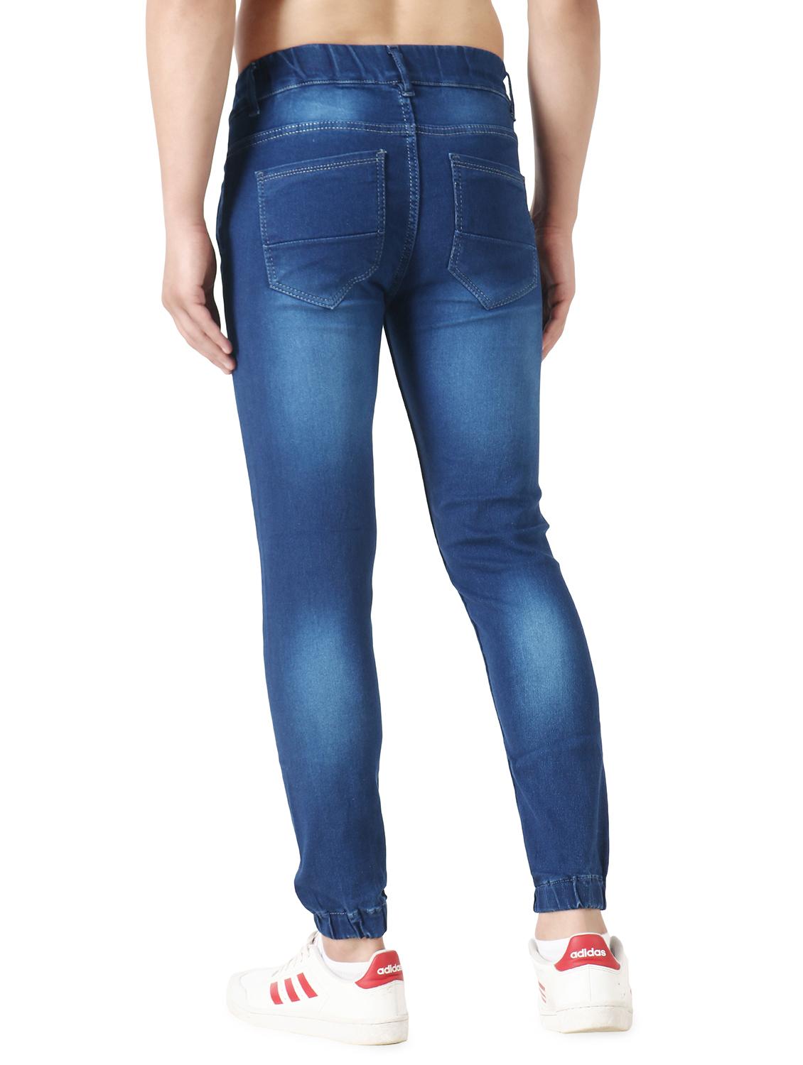 navy blue cotton blend joggers - 19566730 - Standard Image - 2