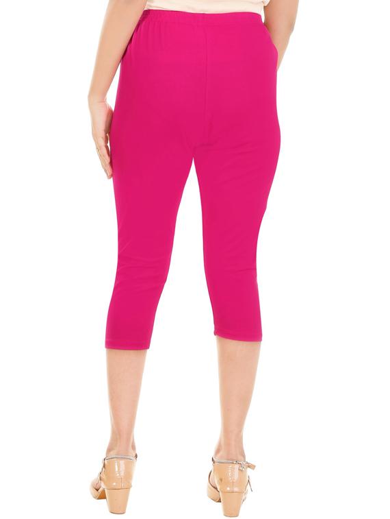 cotton solid capris - 19566800 - Standard Image - 2