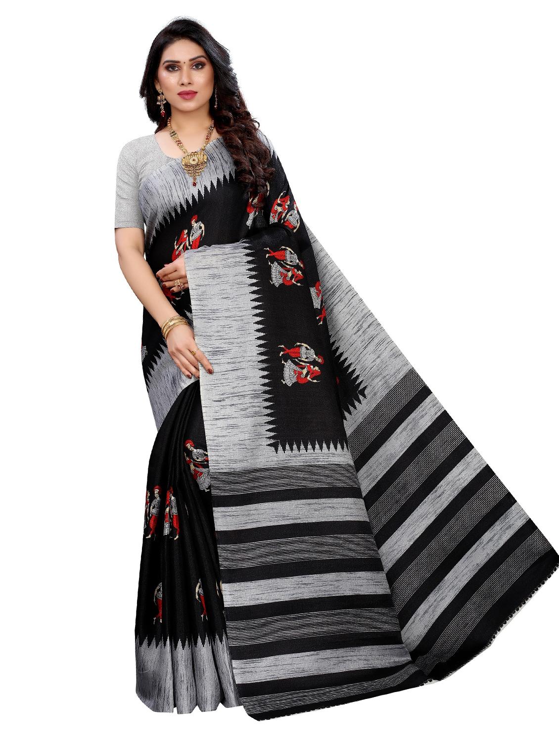 pack of 3 combo saree with blouse - 19567619 - Standard Image - 2