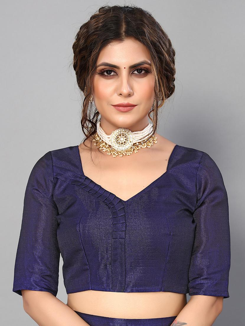 grey art silk mysore saree with blouse - 19568791 - Standard Image - 2