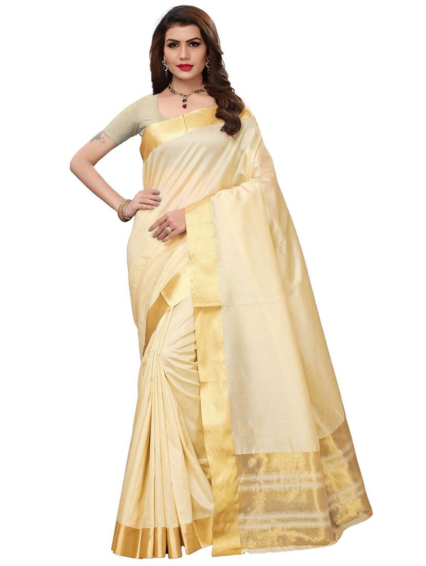 kasavu cotton silk saree with blouse