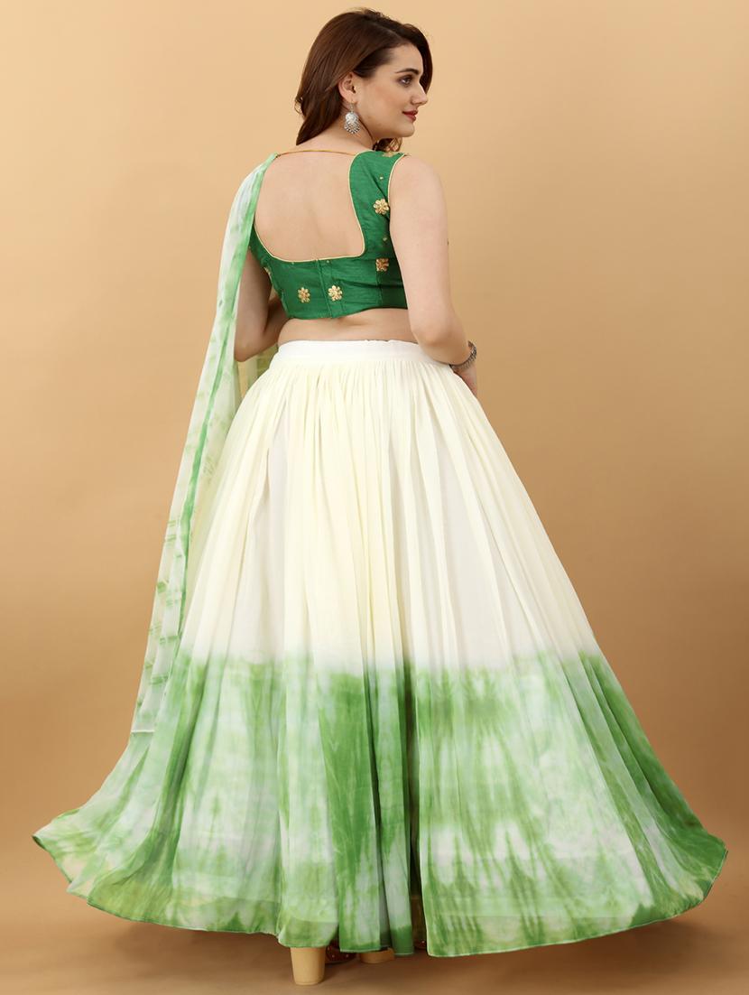 semi stitched lehenga choli with dupatta set - 19572389 - Standard Image - 2