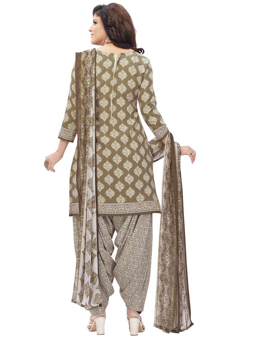 printed unstitched patiyala suit set - 19578032 -  Standard Image - 2
