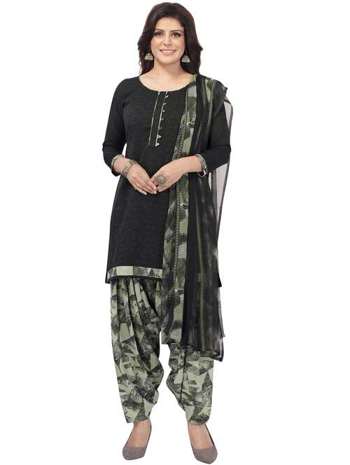 printed unstitched suit set - 19578043 -  Standard Image - 0