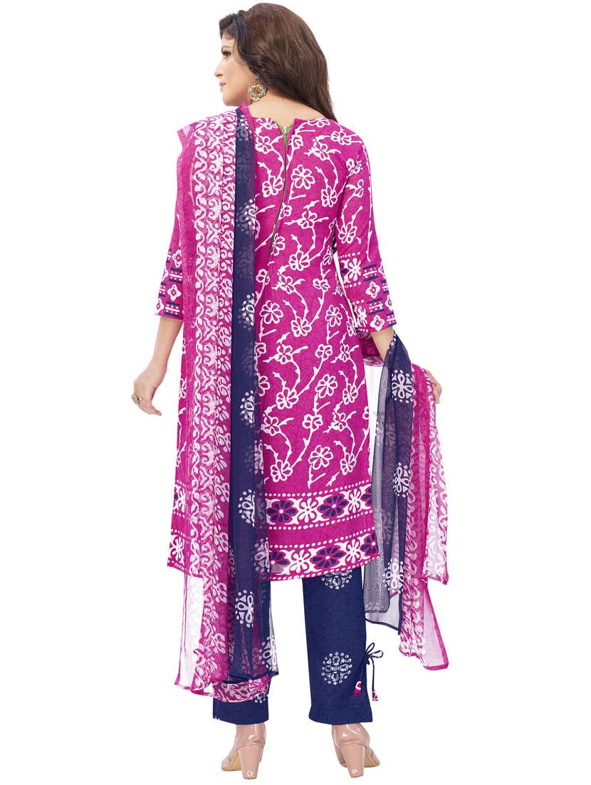 printed unstitched suit set - 19578064 - Standard Image - 2