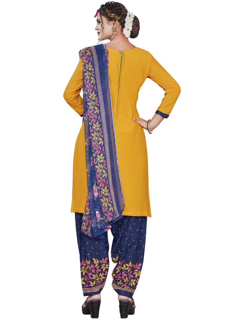 printed unstitched suit set - 19578074 - Standard Image - 2