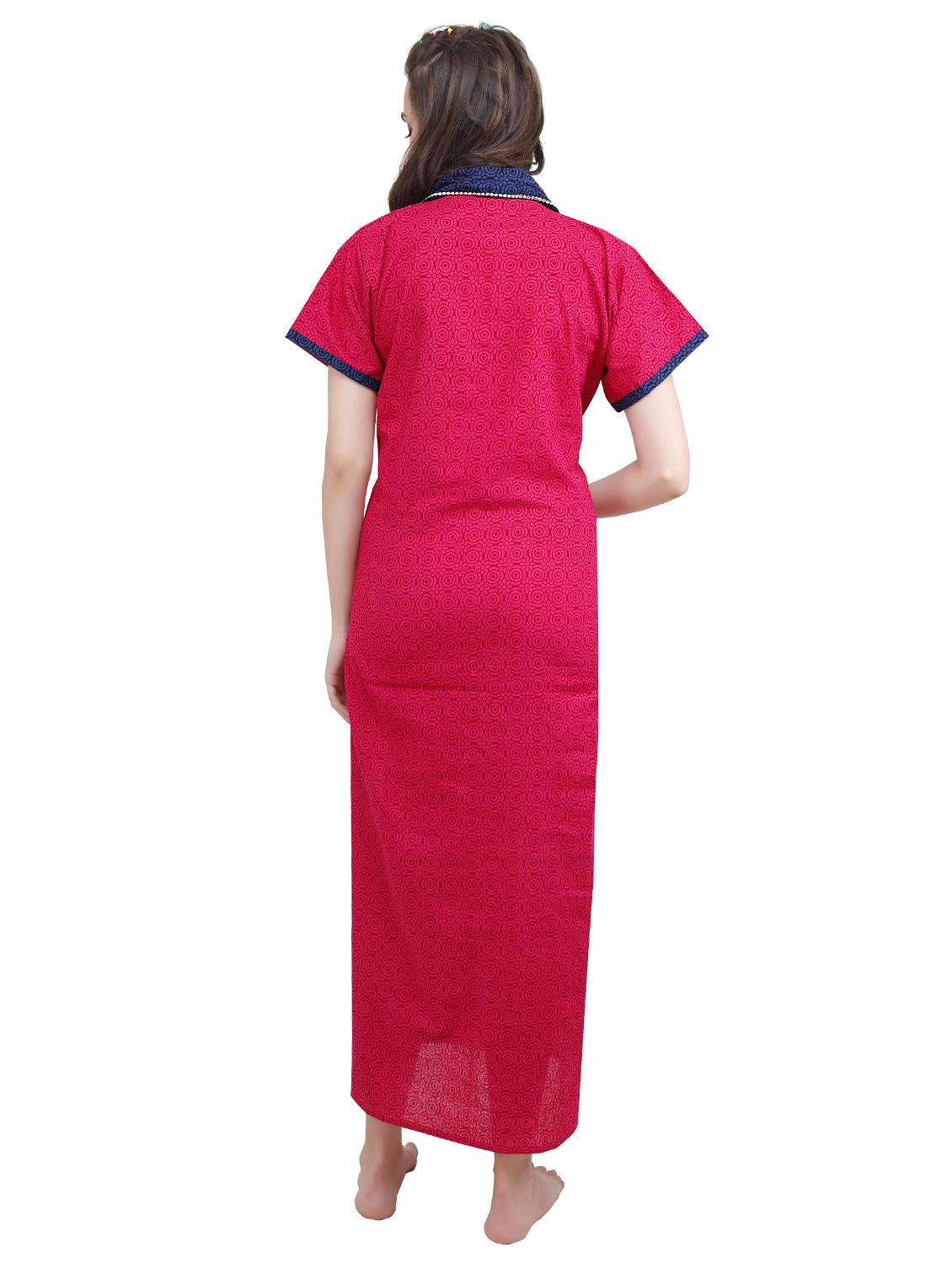 embroidered shirt collar qsleepshirts & nighty - 19578479 - Standard Image - 2