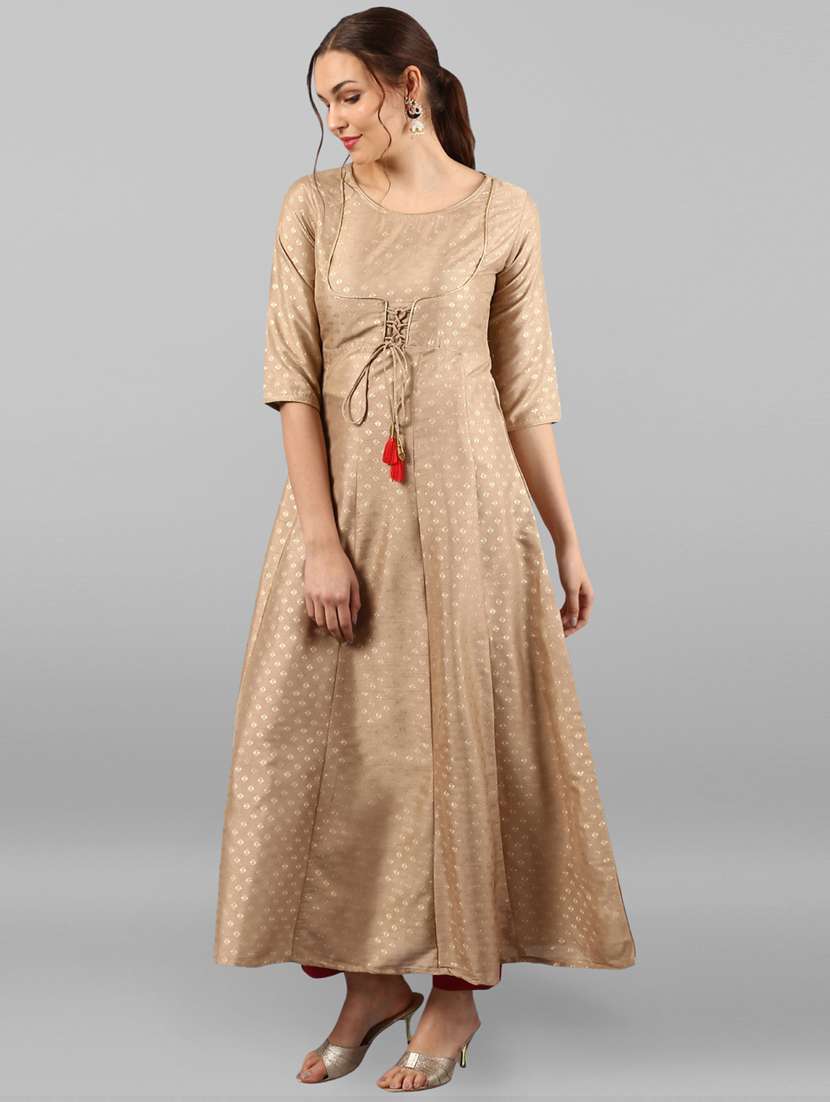 women's flared kurta - 19578700 - Standard Image - 2